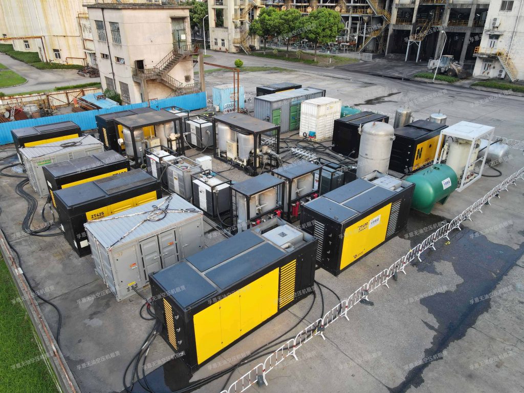 孚恩无油空压机租赁服务